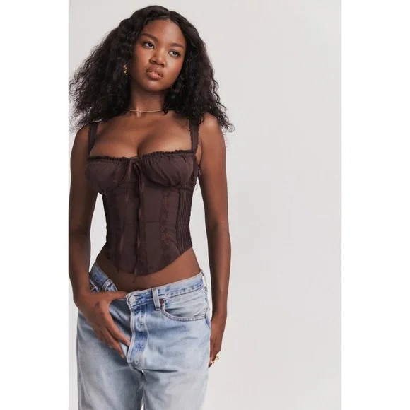 NEW House of CB Gini Top Rich Brown Large+ (XL) - Picture 6 of 13